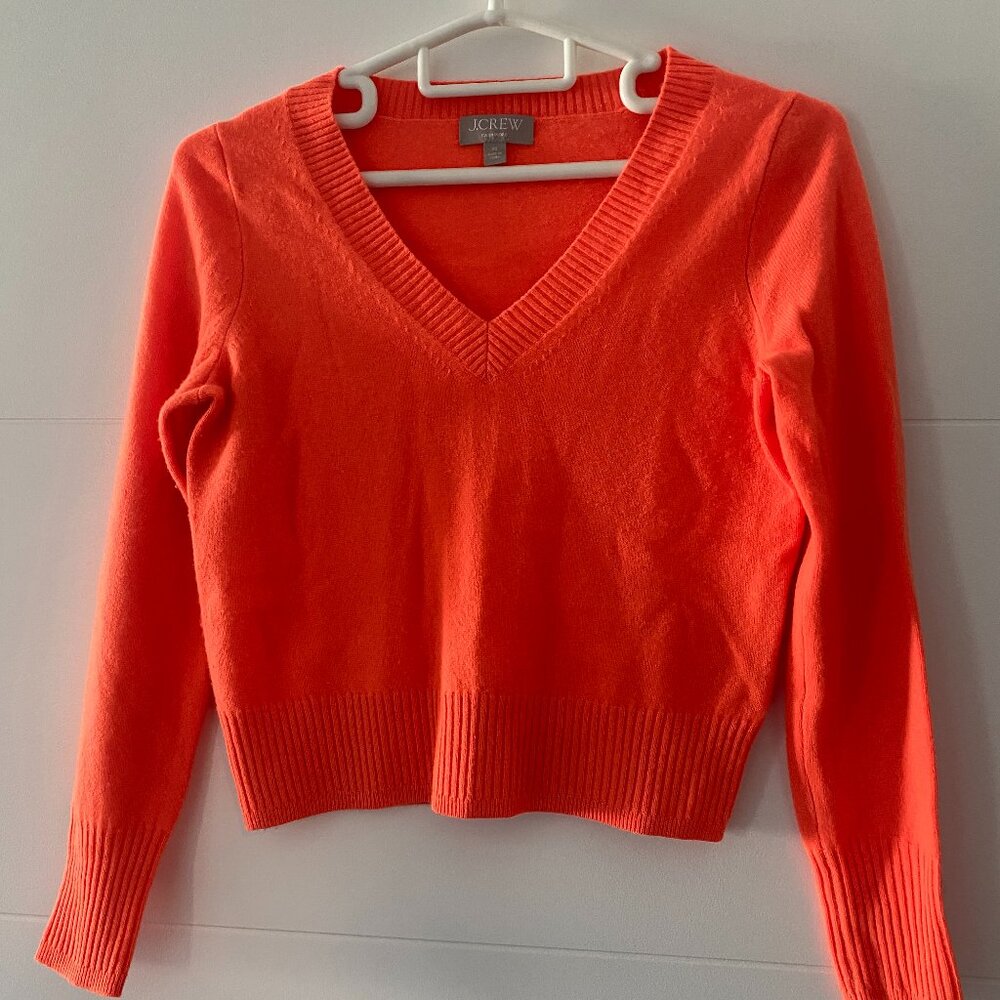 J. Crew Cashmere V-neck Sweater